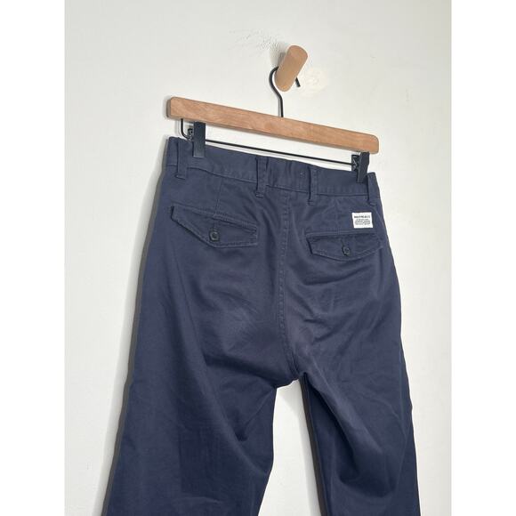 Norse Projects Arnkell Light Chino Pants Mens Size 28 Navy Blue Preppy Casual - Picture 8 of 10